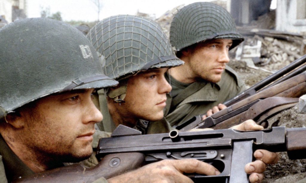 Tom Hanks, Matt Damon, Edward Burns in Saving Private Ryan
